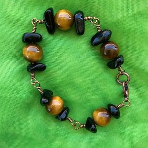 Hand made Tiger Eye Quartz Bracelet